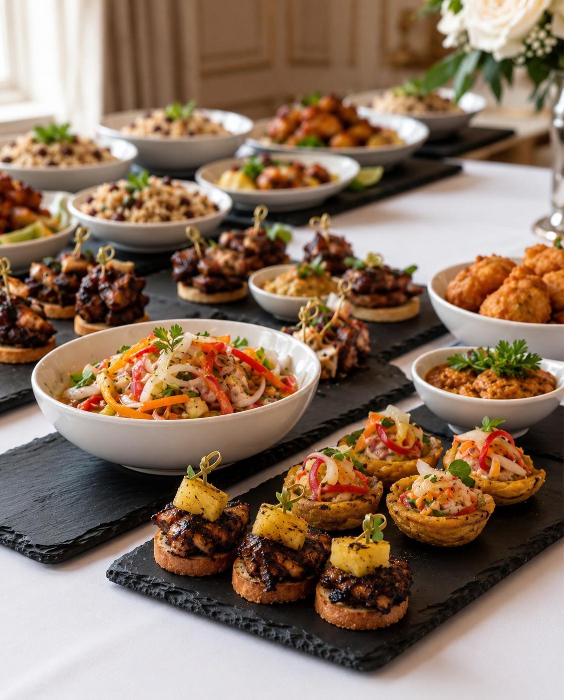 Canapés & Bowl Food catering style